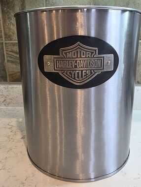 Hallmark Harley Davidson Trash Garbage Can Vintage